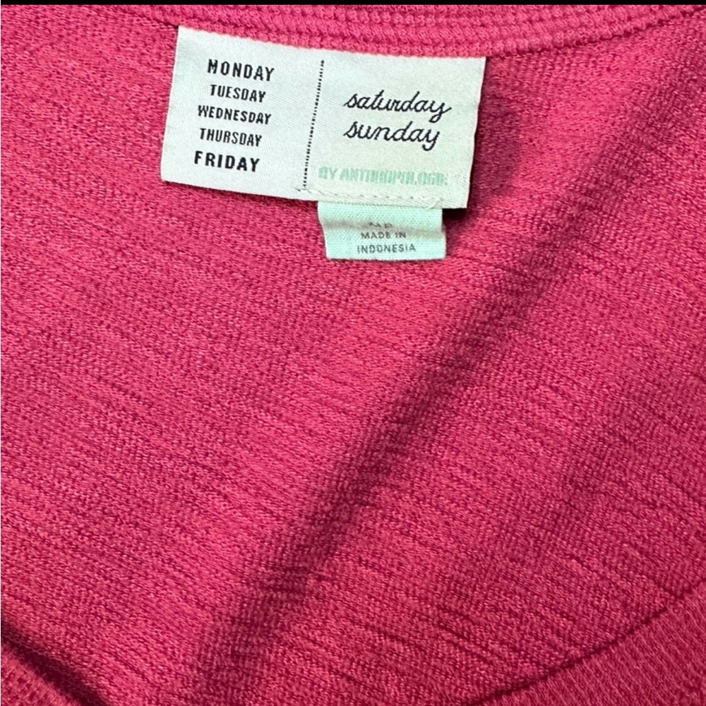 Anthropologie‎ Saturday Sunday Dress Womens Size MP Kathie Flounced Mini Ruffle - Picture 9 of 10